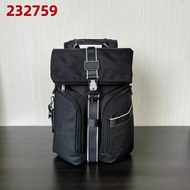 HITAM Tumi Backpack LLogistics Free Embos Black Black 2 Backpack Rancel Men's Travel Mountain Bag Man Boys 232759