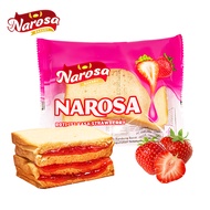 Narosa Bakery Roti Strawberry Rasa Halal Lembut Roti 60g