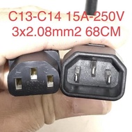 Power cable Output iec C13 to C14 C14 C13 15A 250V 68CM