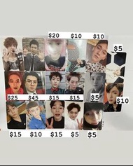 EXO小卡 exo卡 exo收卡 exo放卡 燦烈 伯賢 世勳 kai suho xiumin D.O. Chen Lay 張藝興 小卡可小議