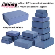 GOSSIP Electronic Project Box, 10 Styles Grey DIY Housing Instrument , High Quality Waterproof Plast