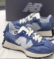 New Balance NB 327 復古 織物合成革 灰藍446