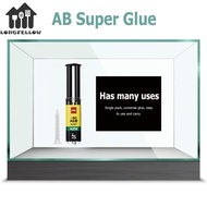 กาวงานช่างกาวกาวของเหลวเรซินอีพ็อกซี่กาวซูเปอร์ AB แบบสากล (4มล.)