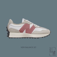 NEW BALANCE 327 Gray Pink LOGO Men Women Couple Style WS327CD [Insane-21]