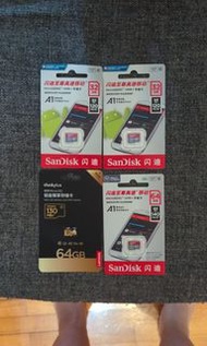 (包郵) sandisk Micro sd 32gb 64gb 記憶卡 相機 switch