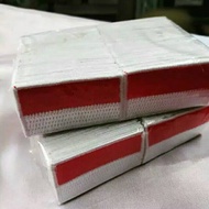 MERAH Bet Red and white embroidered flag 100 pieces 3x5cm