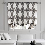 HPD Half Price Drapes Tie-Up Window Shade 46 X 63 Inch Sorong Printed Cotton PRTW-TUD22-63 (1 Panel), Sorong