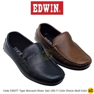 EDWIN Brand Men’s Pu Leather Comfort Casual Slip On Moccasin Shoes ( E30377 )
