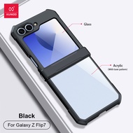 For Samsung Z Flip 7 Case XUNDD Shockproof Bumper Protective Case Transparent Phone Cover Luxury Cas