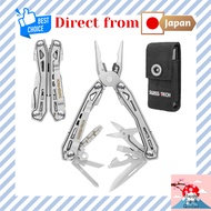 SWISS+TECH 16-in-1 Multitool Pliers - Outdoor Multi-Tool, Survival Tool with Lock, Cutter, Saw, Bott