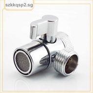 3 Way Water Separator Shower Head Tee Switch Faucet Adapter Connector Valve Diverter Home Bathroom  SGK2