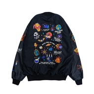 Miscast Varsity Jacket Vintage Hecate Black