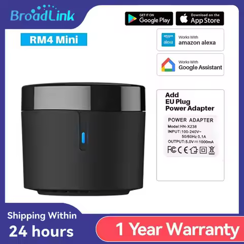 Broadlink RM4 mini Smart Infrared Home Remote control Aleax Voice Control Compatible With Google hom