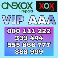 VIP Number XOX/ONEXOX 5G PREPAID Sim Card AAA [ SELF Activate ] with  with FREE 1GB + FREE 20min + F