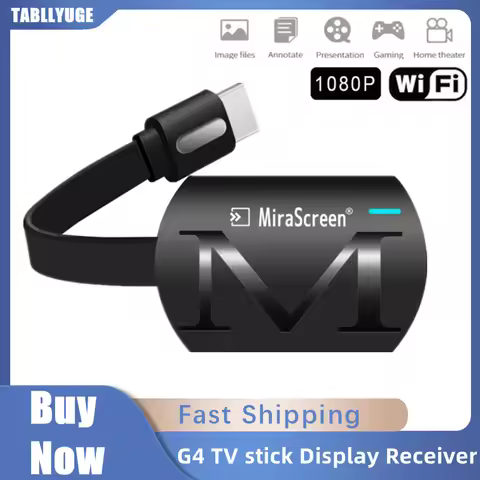 TABLLYUGE G4 TV stick Wifi Display Receiver DLNA Miracast Airplay Mirror Screen HDMI-compatible Andr