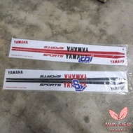 Stiker Sticker Body Stripe Cover Set (1) Yamaha Y100 Y 100 Yamaha Sport Sports