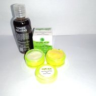 PAKET TONER FLEKSOL + CREAM WALET SIANG MALAM
