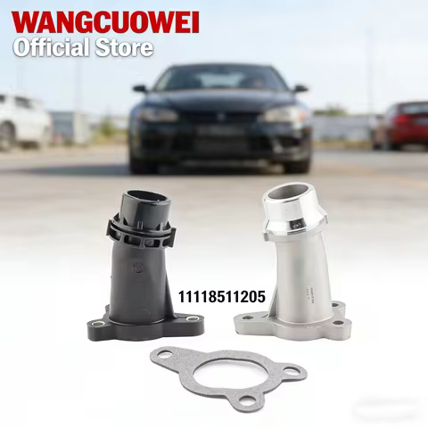 Engine water hose connector aluminum 11118511205 For BMW 1 2 3 4 5 6 7 Series X1 X2 X3 X4 X5 B48 F35