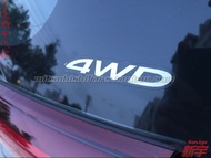 Miura Triton Pajero Phông Sau Kính Chắn Gió Mitsubishi Drying Bubble Removal Sticker 4WD Logo Good A