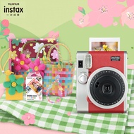 富士instax立拍立得 一次成像相机 mini90 典藏红套装