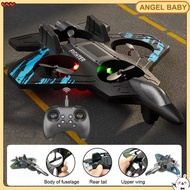 Remote RC Plane LED Light Foam body Fighter Model Toy Stunt Fighter Toy Boy's Birthday Gift
