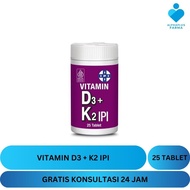 Vitamin D3+K2 IPI Contains 25 Tablets For Bones And Teeth