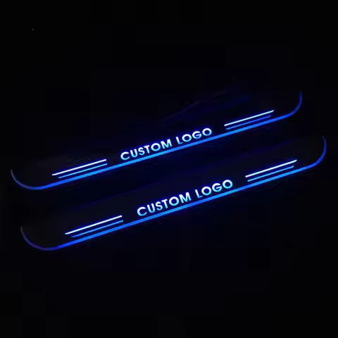 Auto Door Sill Pathway Light For Ford Focus ST 2009 - 2021 Acrylic Moving LED Welcome Pedal Car Scuf