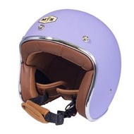 [安信騎士] MTS 335A 精裝版 復古帽 消光薰衣草紫 半罩 3/4罩 安全帽 輕量化 排齒扣 亞洲頭型