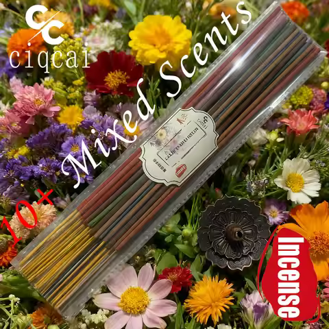 Mixed-Flavor High-Quality Incense Sticks, 25.5cm Extended Version of Incense Sticks, Made with Natur