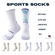 Sports Socks for Jogging Football  Running Badminton Basketball Stocking Sukan