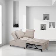 Koncept Furniture โซฟา 2 ที่นั่ง รุ่น Feather สีครีม (110x83x88 ซม)