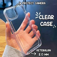 Softcase Bening SAMSUNG A31 A32 4G A34 5G A51 M40s A54 5G Clear Case Protect Camera