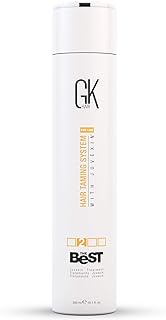 GK HAIR Global Keratin The Best (10.1 Fl Oz/300ml) Smoothing Keratin Hair Treatment - Professional Brazilian Complex Blowout Straightening For Silky Smooth &amp; Frizz Free Hair