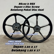 RS150 FG505 OPEN HUB FORGED LIMITED EDITION SPORT RIM RS RSX RS150 RSX150 BARANG RS150 5 BATANG
