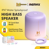 REMAX Wireless Waterproof Outdoor Bluetooth Bass Speaker Mini Portable USB FM Radio Stereo MDRBH1
