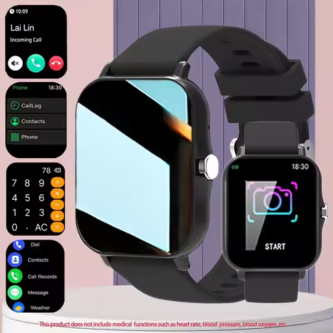 [Smart Watch Unisex] Smart Watch (Call/Answer) Unisex, Wireless Call And Multi-Sport Modes, Weather 