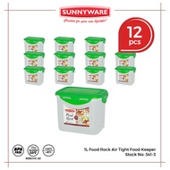 12pcs (1 dozen) set 1L Food Rock Air Tight food keeper 1 L  Food Keeper air tight Food Rock food con