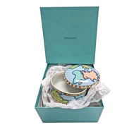Tiffany & Co. Vintage Porcelain World Map Trinket Box 復古世界地圖陶瓷首飾盒/小物收納盒