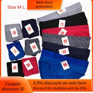 12PCS-COTTON BRIEF FOR MEN BENCH UNDERWEAR