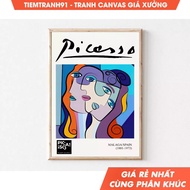 Wall paintings, Picasso, Large Art, Eclectic Wall Art, Maximalist Decor, Funky Home Decor, Apartment