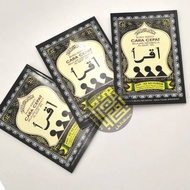 Buku Iqra Hitam Edisi Set Lengkap 1-6 Permulaan belajar Al Quran Muqaddam Kampung Juz Amma Muqadam J