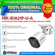 HIVIEW HIK-B1A21P-UA 2MP OUTDOOR FIXED TURRET AUDIO IP CAMERA ANALOG D-SERIES