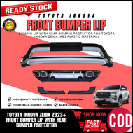 GCAO-  TOYOTA INNOVA ZENIX 2023+ FRONT BUMPER LIP WITH REAR BUMPER (10631)