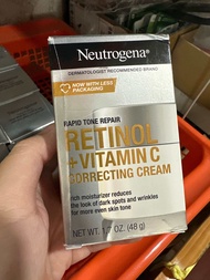 Kem dưỡng ban đêm chống lão hóa sáng da Neutrogena Rapid Tone Repair RETINOL + VITAMIN C Correc