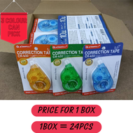 【1BOX=24PCS ! ! !】CHANGLI CORRECTION TAPE /修正带 10Mx5MM CR-K32 **1BOX=24PCS** (PRICE FOR BOX)