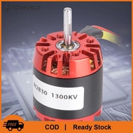 มอเตอร์ไร้แปรงถ่าน1300KV รีโมตควบคุมระยะไกลทำจากโลหะ N2830ประสิทธิภาพคงตัวสำหรับเครื่องบิน4แกน A2212