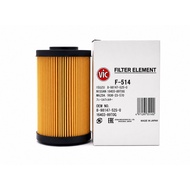 VIC Fuel Filter F-514 for Isuzu 4HK1-T, 4JJ1-T (Element Type) Made in Japan