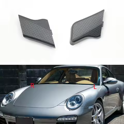 LHD Front Windshield Wiper Side Cowl Trim Panel Cover Scuttle Cap For Porsche 911 Carrera Boxster 98