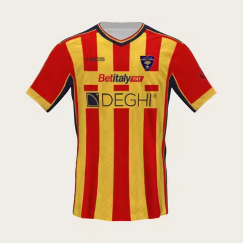 US Lecce Football Jersey Sports Casual T-Shirt Breathable Quick Dry Elastic Daily Training Top Kids 