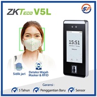 Fingerprint ZKTECO V5L Mesin Absensi Wajah RFID Mifare Layar 5 Inch Garansi 5 Tahun - Gema Audio